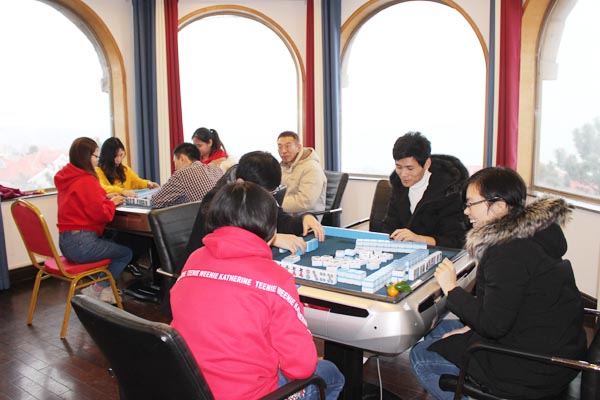 華智年會(huì)場景打麻將